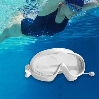  Очки для плавания с близорукостью Очки для плавания Очки для взрослых с берушами Удобные водонепроницаемые профессиональные очки для дайвинга