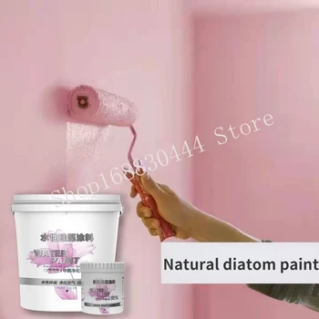  Латексная краска для дома безвкусная самокисть краска белая диатомовая грязь старый дом ремонт стен цвет латексная краска pintura pared