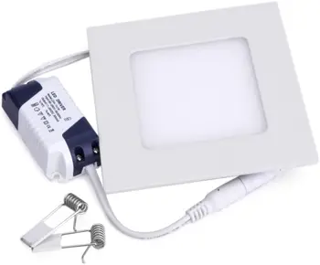  Квадратная светодиодная панель Бытовая лампа 6 Вт Потолочный светильник Перламутровая пластина