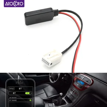  Автомобильный Bluetooth-совместимый 5.0 12-контактный разъем Aux Кабель Адаптер для Peugeot 207 308 Радио Стерео аудиовход для Citroen C3 C6