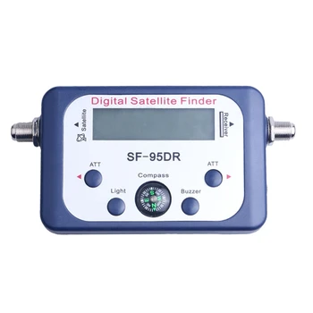  1 комплект Цифровой SF-95DR Измеритель Спутниковый Искатель Приемник ТВ-сигнала Спутниковый декодер Satfinder ЖК-дисплей