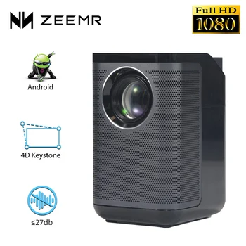  ZEEMR D1 Pro 4k Проектор Full HD 1080P 5G Wi-Fi Мини-проекторы для дома Android Видеопроектор с низким уровнем шума для спальни
