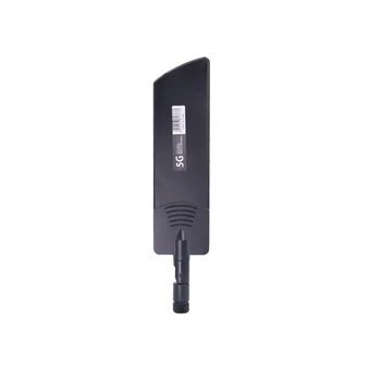   1 шт. 5G / 3G / 4G / GSM Полнодиапазонный клей-карандаш Omni Беспроводной интеллектуальный счетчик Маршрутизатор Модуль Усиление 40DBi Антенна, черный SMA Штекер