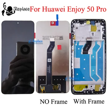  Синий / белый / зеленый / черный 5,7 дюйма для Huawei Enjoy 50 Pro CTR-AL00 ЖК-дисплей с сенсорным экраном Дигитайзер в сборе / с рамкой