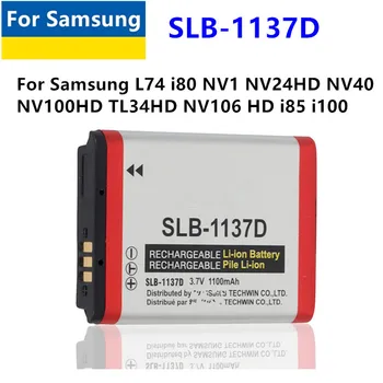  Аккумулятор SLB-1137D SLB1137D Аккумулятор для цифровой камеры для Samsung L74 i80 NV1 NV24HD NV40 NV100HD TL34HD NV106 HD i85 i100