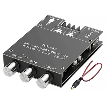 ZK-502T TPA3116 Плата цифрового усилителя мощности 2X50 Вт HIFI Fever High-Power 2.0 Stereo Module Модуль усилителя мощности звука