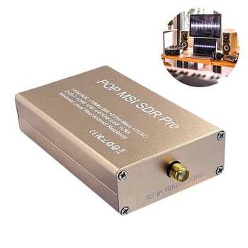  POP MSI SDR Pro Портативный приемник SDR 14-битные программно-определяемые радиостанции 10 кГц-2 ГГц Широкополосный разъем SMA