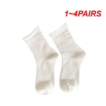  1 ~ 4 ПАРЫ Симпатичный идеально подходит для стиля Лолиты Стильные носки в японском стиле для модных нарядов Белые носки Летние носки Must-have
