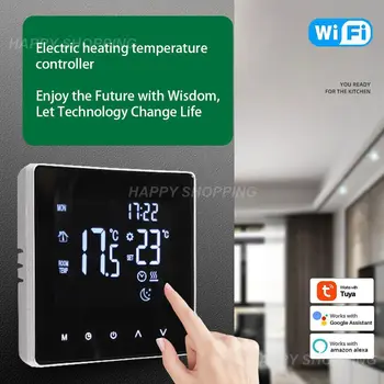  Tuya Smart WiFi / Термостат Электрический теплый пол Теплый пол Вода Газовый котел Регулятор температуры Alice Alexa Home