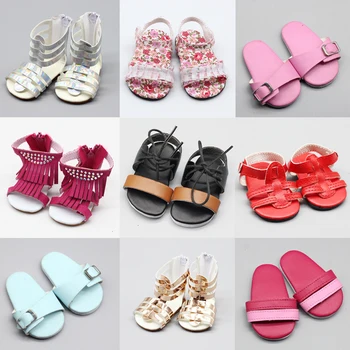  18-дюймовая кукольная обувь-My Little Baby Accessories fit 18 дюймов / 43 см кукла-милые игрушки сандалии для девочек лучшие подарки