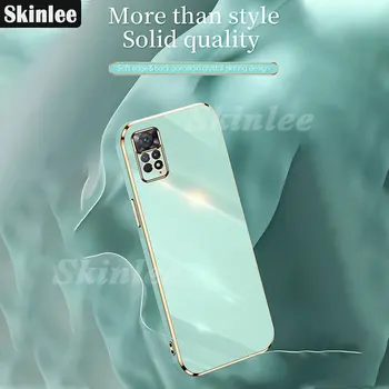  Skinlee Чехол для Redmi Note 12 Pro 4G Ультратонкая гальваническая гальваническая рама ТПУ Мягкая оболочка для Redmi Note 12 Pro 5G Чехол