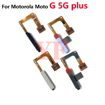  Для Motorola Moto G 5G Plus Home Считыватель пальцев Сканер отпечатков пальцев Датчик Touch ID Клавиша возврата Кнопка «Домой» Гибкий кабель