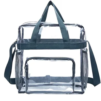   ПВХ Женские сумки Сумка для обеда Портативная водонепроницаемая дорожная сумка большой емкости Прозрачная сумка через плечо для женщин