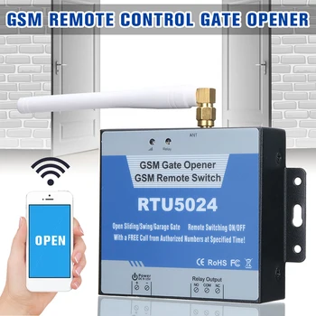  Релейный переключатель GSM Открыватель ворот Дистанционное управление Беспроводной открыватель дверей RTU5024 ЕС США для дома Защита кухонных дверей