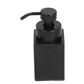  Дозатор мыла из нержавеющей стали, черный многофункциональный безопасный прочный прочный многоразовый изысканный контейнер для упаковки бутылок с пенным насосом