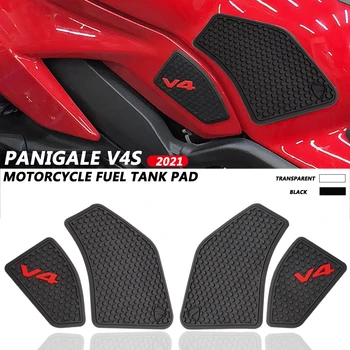  Наклейки на топливный бак мотоцикла Наколенники Нескользящая резиновая наклейка ДЛЯ Ducati Panigale V4S Streetfighter V4 2021 2020 2019 2018