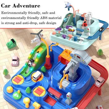  Гоночный приключенческий трек Автомобильная рельсовая игрушка Головоломка Дошкольное образование Игрушка для детей