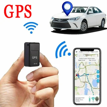 Aubess Mini GF-07 GPS Автотрекер Отслеживание в реальном времени Противоугонный локатор Сильный магнитный крепление SIM-карта Позиционер сообщений
