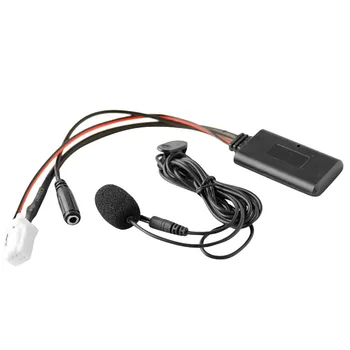  Авто Bluetooth 5.0 Aux Вход Аудио Кабель Микрофон Адаптер громкой связи 8-контактный разъем для Sylphy Tiida Geniss