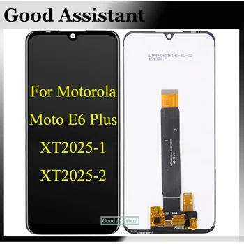   Проверено Черный 6,1 дюйма для Motorola Moto E6 Plus XT2025 XT2025-1 XT2025-2 ЖК-дисплей Сенсорный экран Дигитайзер в сборе