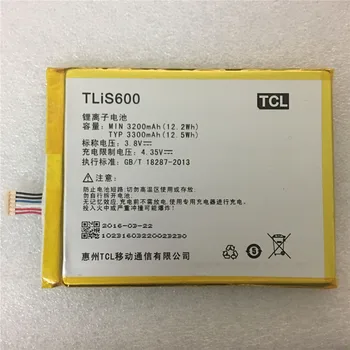  3,8 В 3200 мАч Новая версия TLiS600 TCL S720 S720T S750T S725T P728M I718M 3N M2U M2L M2M Аккумулятор