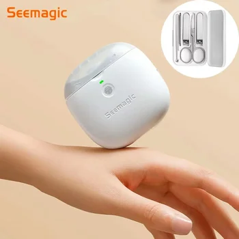  Youpin Seemagic Электрические автоматические кусачки для ногтей Инструмент с легким триммером Pet Ногти Резак Маникюр Для ухода за ребенком Ножницы для ногтей