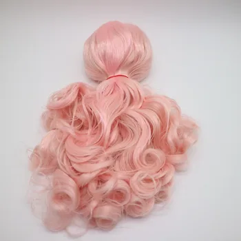  Скальп куклы Блит(RBL) розовые волосы с челкой 0719
