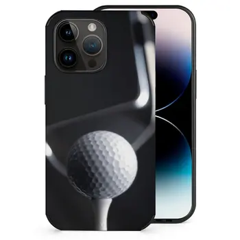  Golf-The Dark Art Fiber Skin Чехол для Iphone 11 12 13 14 Pro Max Mini Xr 7 8 Plus Чехлы Чехол Гольф Черно-белый Apple Iphone