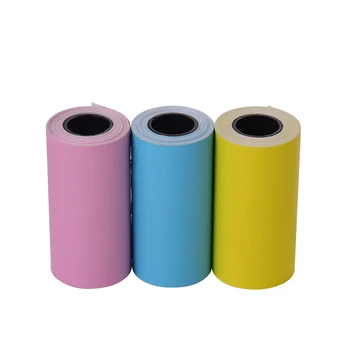  3 рулон бумаги для наклеек Рулон бумаги для прямой термопечати с самоклеящейся бумагой 57 * 30 мм для PeriPage A6 / A8 для принтера PAPERANG P1 / P2