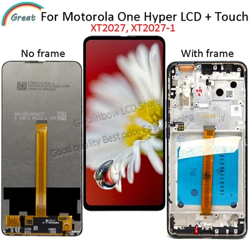  Оригинал для Motorola Moto One Hyper LCD дисплей с рамкой сенсорная панель экран дигитайзер в сборе для MOTO One Hyper XT2027 LCD