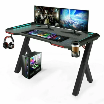   Gamer Desk Эргономичная рабочая станция с подсветкой Держатель для наушников с крючком для домашних офисов