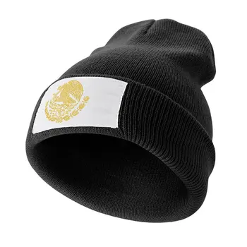  Мексика Золотой герб Вязаная шапка Косплей Шапки Snapback Кепка Большой размер Шляпа Бейсболка Для Мужчин Женщин