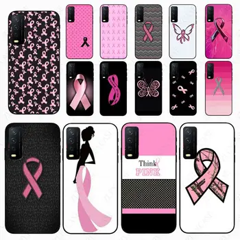  розовая лента девушка рак груди чехол для телефона для vivo Y35 Y31 Y11S Y20S 2021 Y21S Y33S Y53S V21E V23E V25PRO V27E 5G Чехлы coque