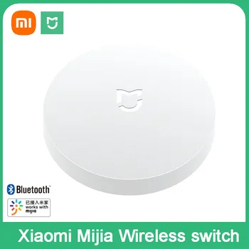  Xiaomi Mijia Wireless Switch Bluetooth Version Пульт дистанционного управления Многофункциональный 3-Function-In-1 Дом Умный дом для приложения mi home