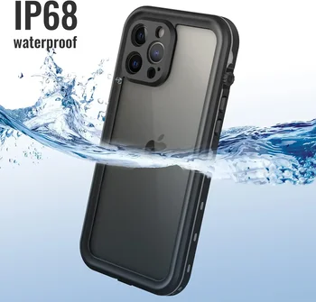 IP68 Водонепроницаемый чехол для плавания для дайвинга для iPhone 15 14 Plus 13 12 11 Pro Max Full Body Shockproof Пыленепроницаемая крышка Защитная пленка для экрана