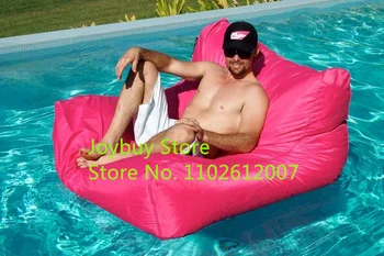  розовый негабаритный роскошный комфорт для взрослых поплавок мешок с фасолью, бассейн плавающая фасоль подушка для отдыха - наслаждение на свежем воздухе