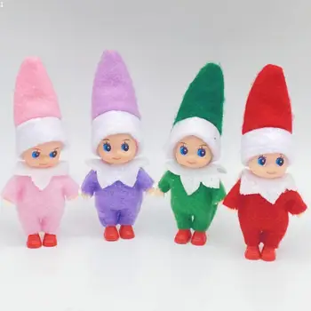  2023 Рождественская кукла Baby Elf Кулоны Рождественские орнаменты Счастливого Рождества Декор Подарки Ноэль С Новым Годом 2023 Natal Kids Подарки