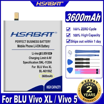 Аккумулятор HSABAT BL-N3150Z 3600 мАч для аккумуляторов BLU Vivo XL / Vivo 5 / V0050UU / V0090UU / V0090E