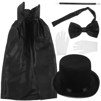  1 набор реквизита для ролевых игр детектив шляпа галстук-бабочка декоративный костюм набор