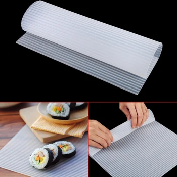   27 * 24,5 см Пищевой силиконовый волновой суши Roll Shutter Суши Коврик Инструмент Инструмент для приготовления суши