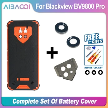  AiBaoQi Совершенно новая задняя крышка чехла для аккумулятора + объектив камеры + декоративная задняя камера для телефона Blackview BV9800 Pro