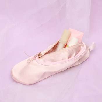  балетная обувь персонализированная косметичка розовая дорожная косметичка мягкая косметическая сумка креатив для губной помады брови подводка для глаз