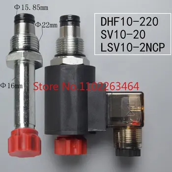  Двухпозиционный двухпозиционный нормально закрытый электромагнитный клапан DHF10-220 резьбовой картриджный гидравлический клапан SV10-20 LSV10