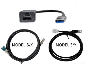  для Tesla model3/Y/S/X серии Ethernet для программирования кабеля диагностическая линия сетевого порта LAN X431