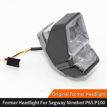  Оригинальная фара для Segway Ninebot Kickscooter P65 P100 Электрическое освещение скутера Детали светодиодных фар