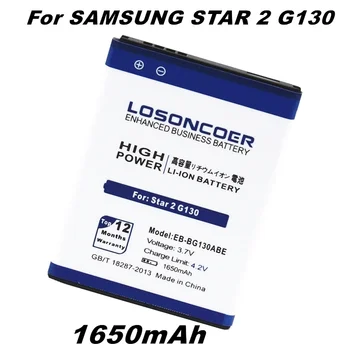  LOSONCOER 1650 мАч EB-BG130ABE Аккумулятор Для Samsung Galaxy Star 2 G130 Star Pro Star2 Батарея