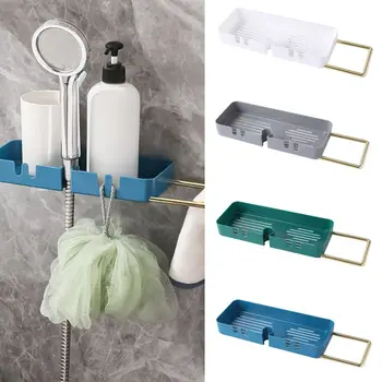   Бытовая опора для душа Инструменты для хранения Настенная вешалка для полотенец Насадка для душа Полки для ванной комнаты с фиксированным основанием Стеллаж для хранения