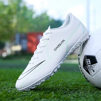  Профессиональная мужская футбольная обувь Молодежная обувь для мини-футбола Кроссовки для мини-футбола Детская лодыжка Высокая обувь Shose для футбола