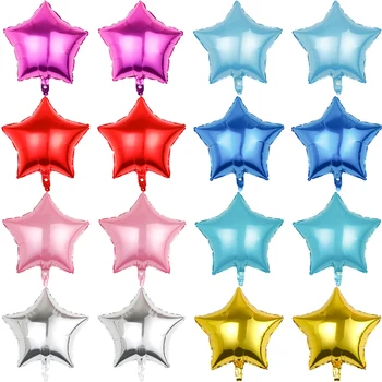  5 шт. 18-дюймовые звездные воздушные шары наборы фольгированный воздушный шар детский день рождения украшение детский душ в пользу детей Globos Supplie
