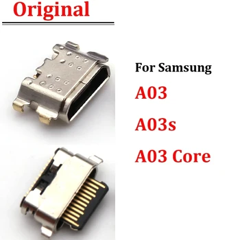  10 шт./лот,Оригинальный разъем Micro USB Разъем для зарядки Док-станция для Samsung Galaxy A03 / A03s / A03 Core
